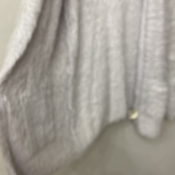 Free People Faux fur long sleeve open cardigan size XS.Grey. - Picture 8 of 9
